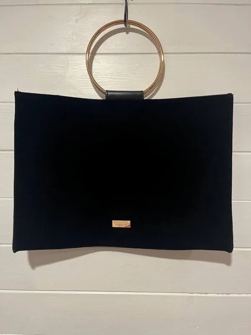 Carolina Herrera "Good Girl" New York - Black Velvet Accessory Case / Clutch